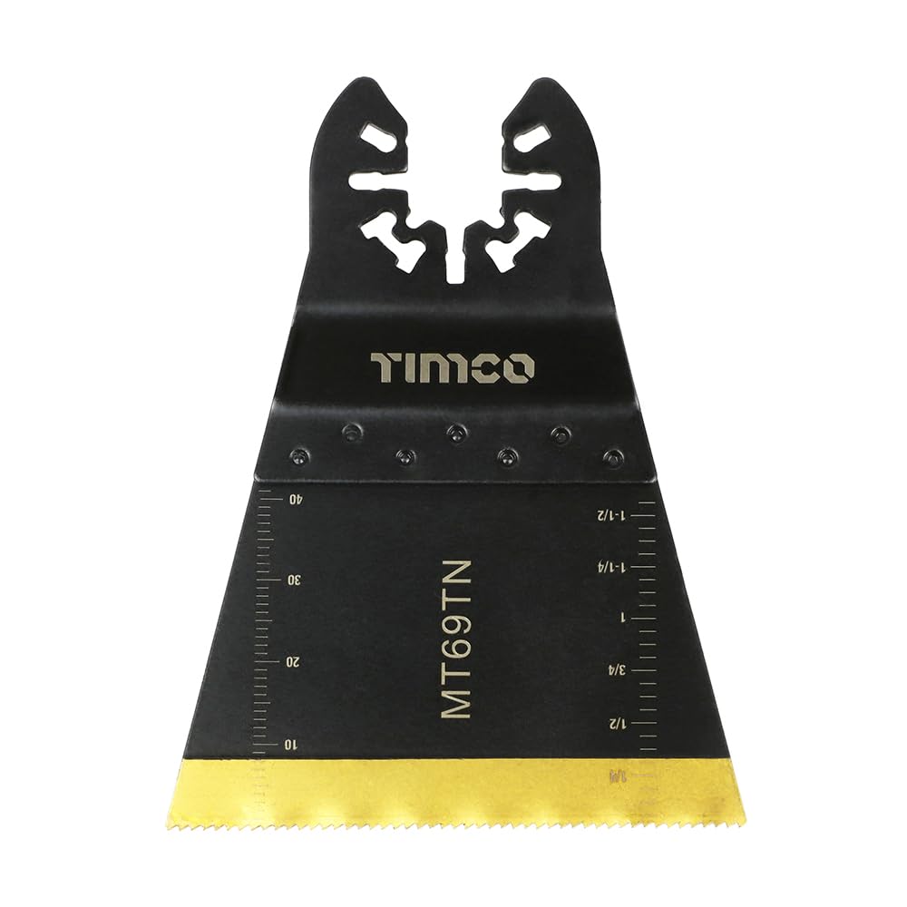 Timco Mt69tn Long Life Multi-Tool Blades - Straight - For Wood/Metal 69Mm Blister Pack 1
