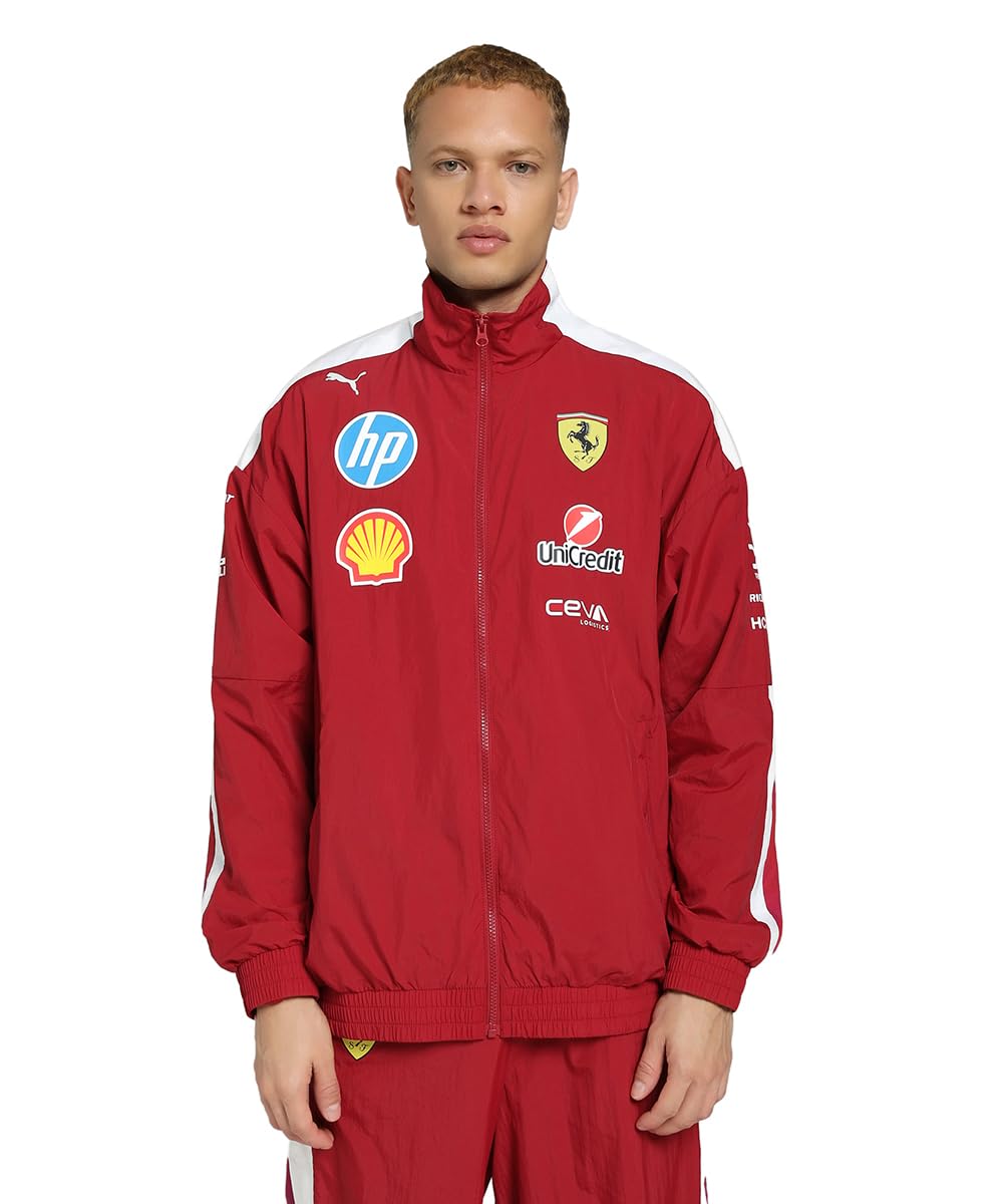 PUMA Giacca Oversize Piloti Scuderia Ferrari T7 2025 da Uomo