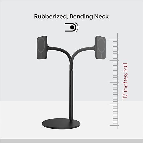 Miniatura 5 de TALK WORKS - Soporte magnético de escritorio compatible con iPhone 1515 Pro15 Pro Max, 1414 Plus14 Pro14 Pro Max, 1313 Mini13 Pro13 Pro Max, 1212