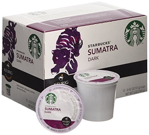 Image of Starbucks Coffee K-Cup Pods, Sumatra, 24 Count (Pack of 2)