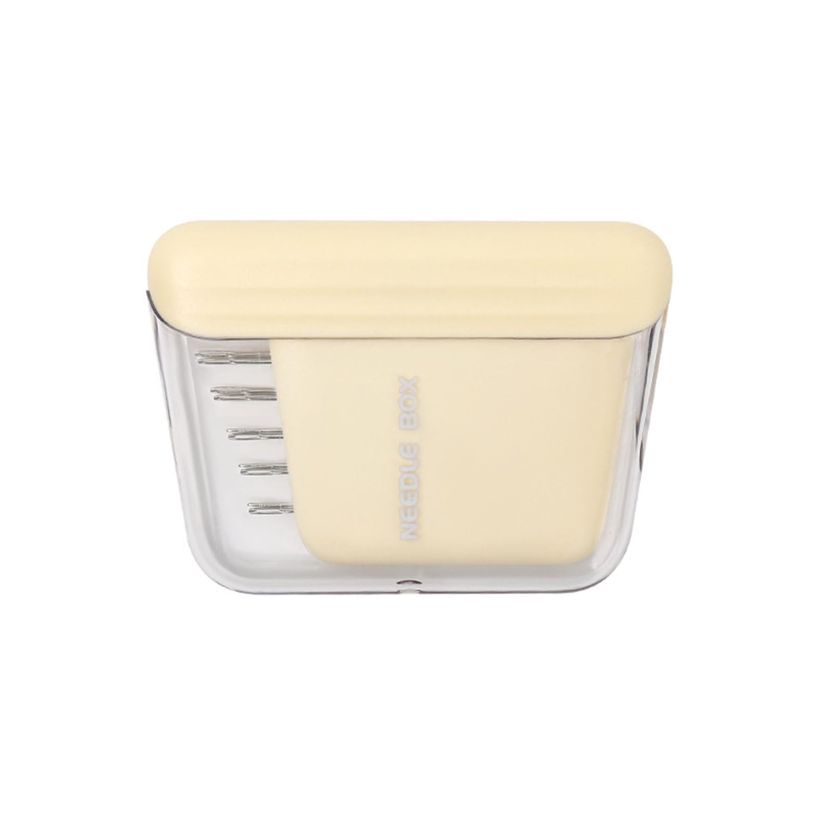 Kalttoy Beige 10Pcs Hand Sewing Needle Set With Needle Holder Storage Box For Sewing Quilting Needlework Project Box