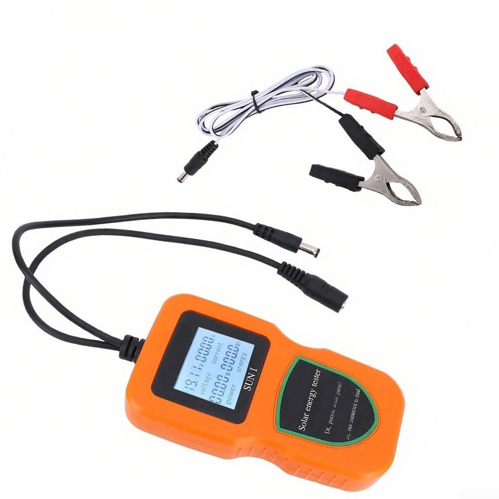 Multimetro tester per pannello solare, 0-20 A, display LCD (300 W)