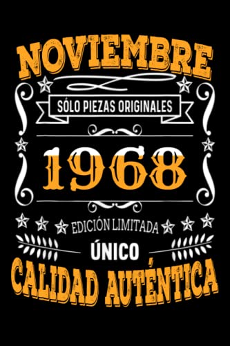 CUADERNO, NOVIEMBRE 1968, 54 Años Siendo Genial: Regalo de 54 cumpleaños para mujeres y hombres, ideas de 54 cumpleaños Regalo un cumpleaños divertido Regalo , regalo de 54 cumpleaños para él/ella.