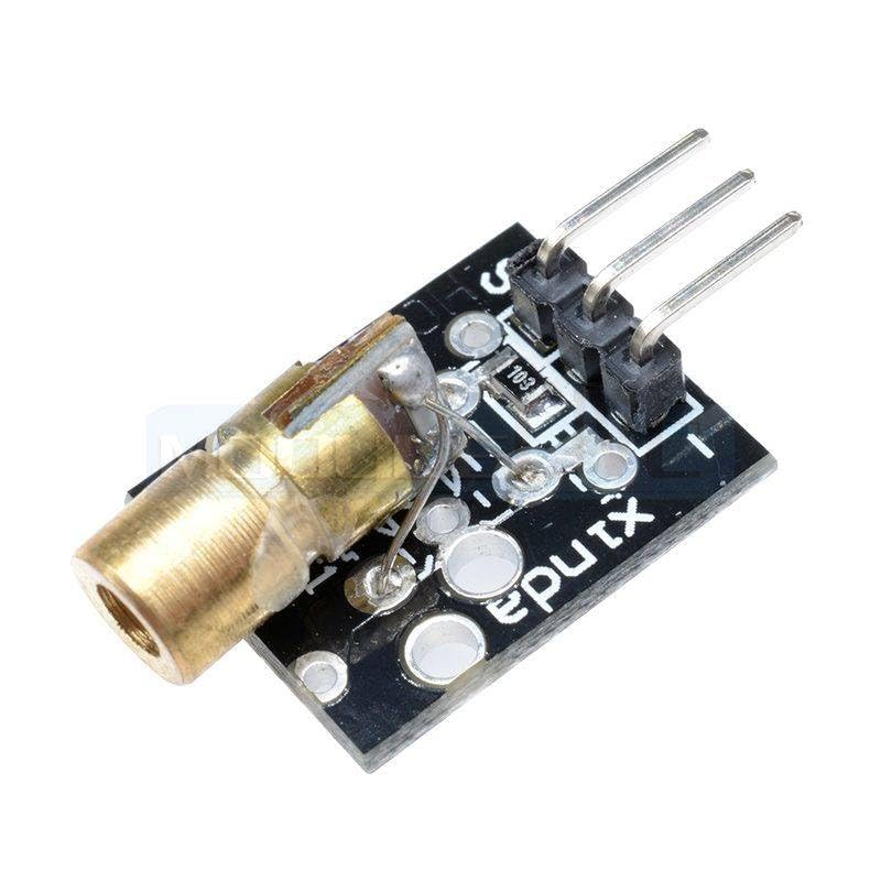 2PCS Laser Sensor Module 650nm 6mm 5V 5mW Red Laser Dot Diode Copper Head for