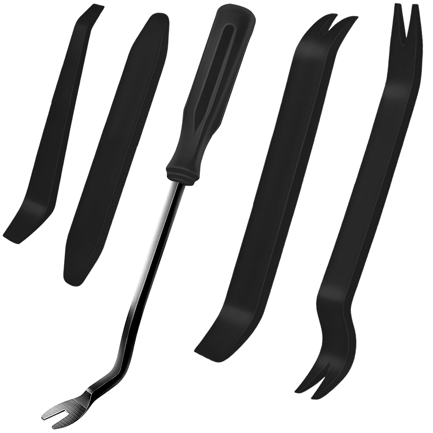 5Pcs Car Dent Remover Puller for Car Audio Modification Disassembly and Assembly Tools Dent Remover Puller for Car No Scratch Dismantle Kits Versatile Professional Tool Set