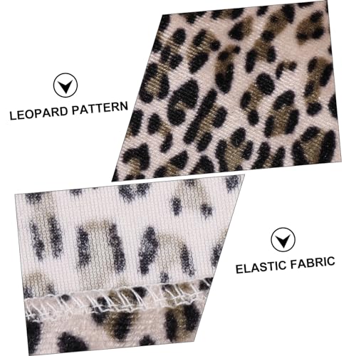 3Pcs Cotton Leopard Turban Caps for Soft Hospital Hat Lightweight Warm Ear Hats for Boy Girl Fashionable Accessories3