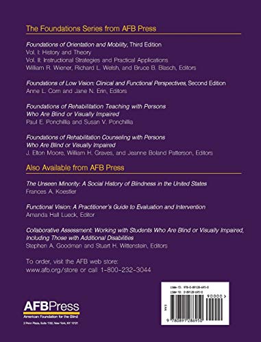 Foundations Of Education: Volume I: History And Theory Of Teaching Children And Youths With Visual Impairments #TOP1