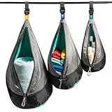 trtl Packing Pods The Packing Cube You Can Hang, Carry and Pack. Made from Recycled Plastic Bottles. (3-Piece Set: Small, Medium, Large with Free Strap)