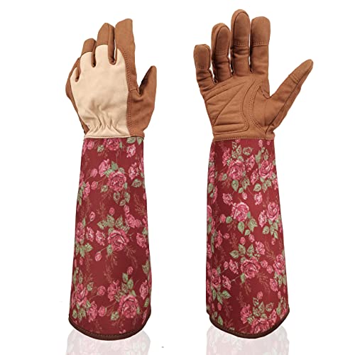 Treedeng Rose Gloves Thorn Proof With Forearm Protection For Women Gardening Gloves #TOP24