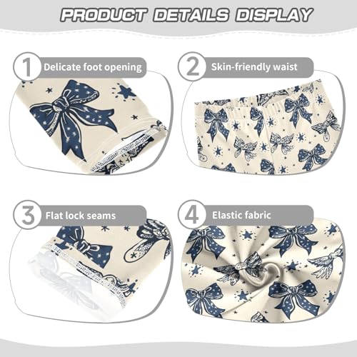 Girls Printed Leggings Yoga Pants Butterfly String Star for Kids in 4t to 10 Years, 4T3