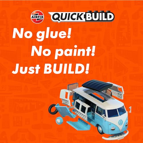 Miniatura 2 de Airfix Quickbuild Vw Camper Van, Kit De Modelado, Azul