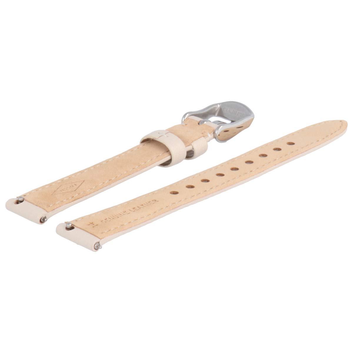 Fossil Correa de reloj de cuero beige de 14 mm - ES-3793 | LB-ES3793, Correas