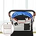 AUOPLUS All-in-One Stroller Organizer Bag with Cup Holder, Shoulder Strap, Diaper Changing Pad