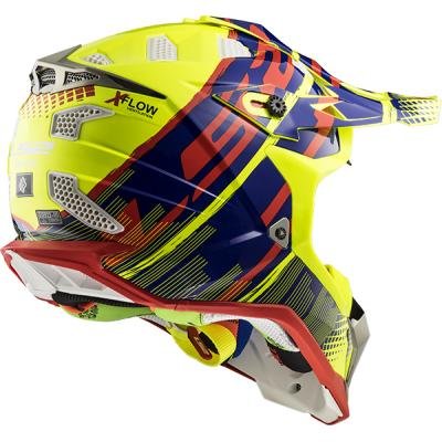 LS2Motorcycle helmets SUBVERTER BOMBER Yellow Blue Red