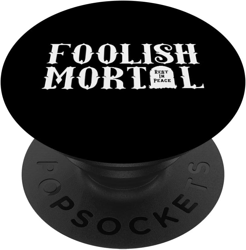 Foolish Mortal Lazy Halloween Funny PopSockets MagSafe PopGrip for iPhone