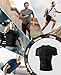 Niksa Men's Compression Shirts 1/2/4 Pack, Workout Gym Shirt Short Sleeve, Moisture Wicking Active Fit Base Layer T-Shirt