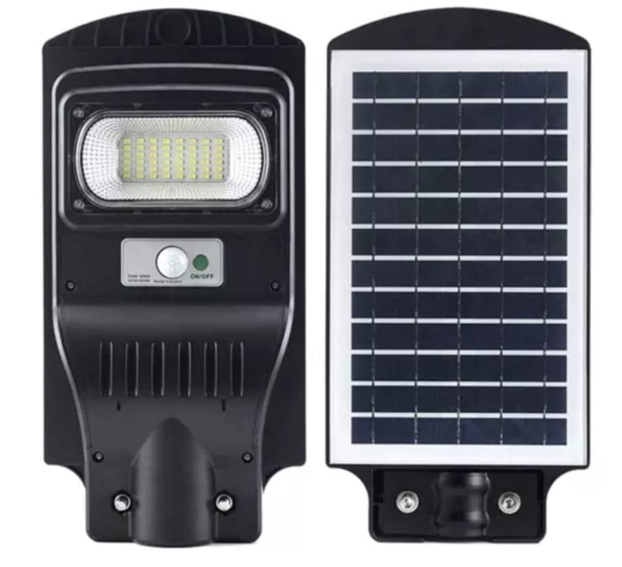 Image of Solar Street Light All in One IP65 Water Resistent Weather Resistent Remote Control Auto ON /Off Motion Sensor Street Light (30W Single Window, 1)