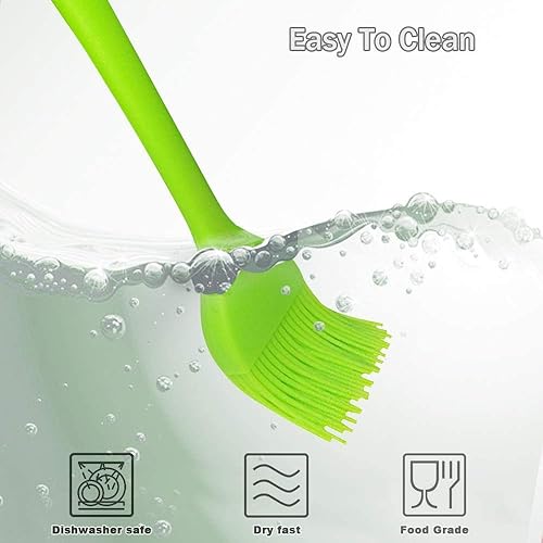Miniatura 7 de SILCONY Cepillo de silicona para hornear de 84 pulgadas perfecto para untar mantequilla de aceite adobos asar parrilla cocinar sin BPA material de