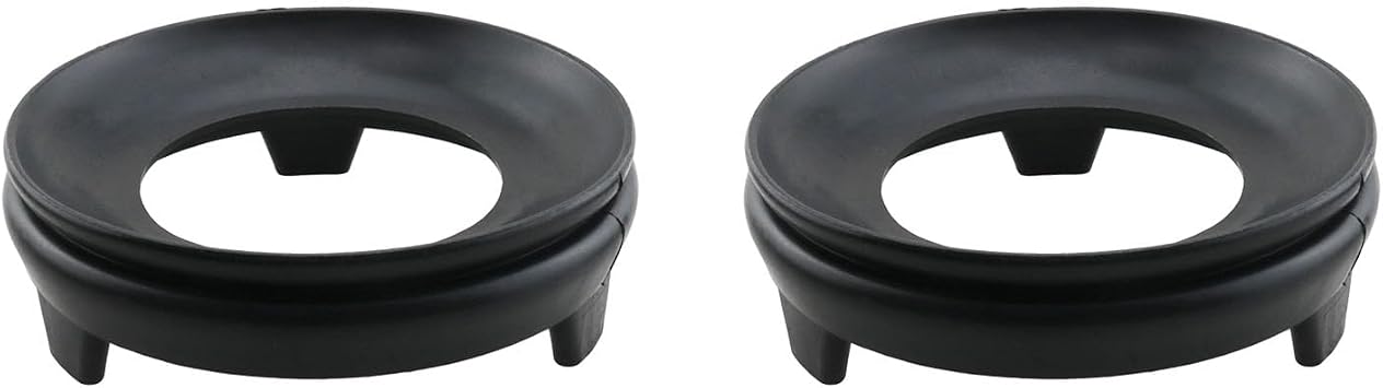 HJGarden 2pcs Black 10cm Plastic Gourd Base Crystal Ball Walnut Base Ostrich Egg Tray Suitable for Sculpture Crafts