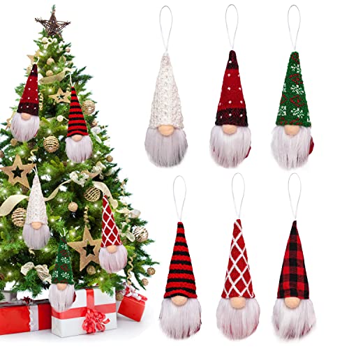 Weihnachten Deko Wichtel, Schwedischen Weihnachtsmann Santa Tomte Gnom, 6-teiliges Set Weihnachtswichtel, Für Familienausstellung, Kindergeschenk,premium Elfenanhänger Für Die Weihnachtsbaumdekoration Cover