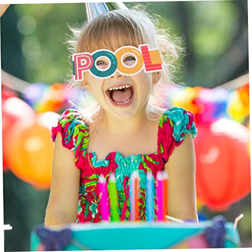 PRETYZOOM 36 Peças De Óculos De Papel Havaiano Decoração Havaiana Praia Hawaii Verão