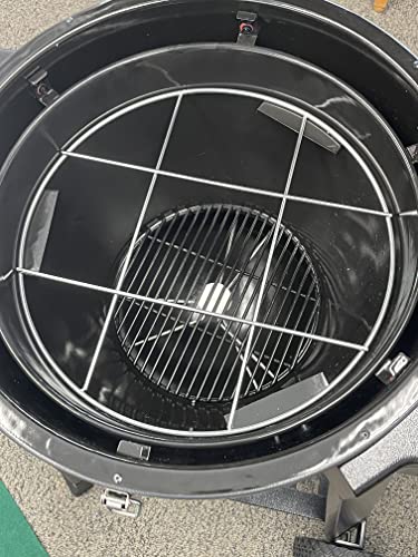 Trivet for Steel Kamado Grills- Chrome Plated Steel - Fits Rodeo Deluxe Steel Kamado Grills
