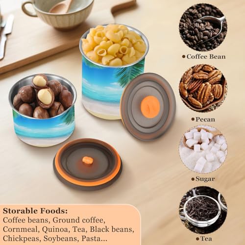 Envase hermético para café acero inoxidable 500ml miniatura 5