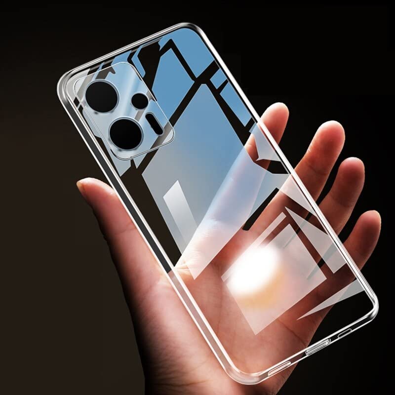 Image of REALCASE Silicone Crystal Clear Mi Redmi K50I 5G Back Cover Case | Protective Design Transparent Back Cover Case For Redmi K50I 5G