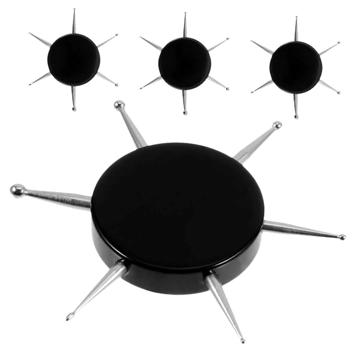 WOONEKY 4pcs Sized Nail Art Drill Pen Kit Diamond Applicator Pen Circular Dotting Tool for Nail Design Artistic Manicure Paintings