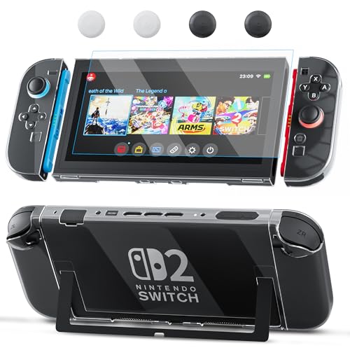 Accesorios para Nintendo Switch de 2 generaciones con protector de pantalla HD antiarañazos 1