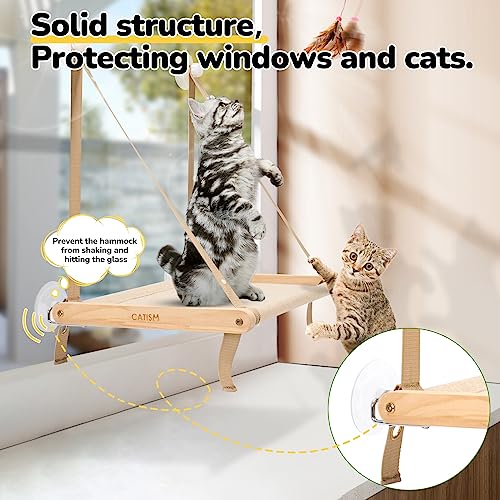 Hamac chat fenetre pliable CATISM supportant jusqu'à 20kg