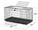 MidWest Homes for Pets Medium Wabbitat Rabbit Cage, Grid Mesh Floor, Removable Tray, Top & Front Door Access, Rust Resistant Finish, No Tools Required
