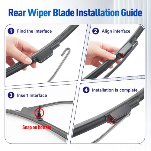 Image of AJK 14 Inch Rear Wiper blade for Honda Civic 2016-2021