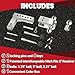 Uriah Products Aluma Tow Adjustable Lightweight Aluminum Alloy Trailer Hitch Interchangeable Ball Mount with 6 Inch Drop Distance