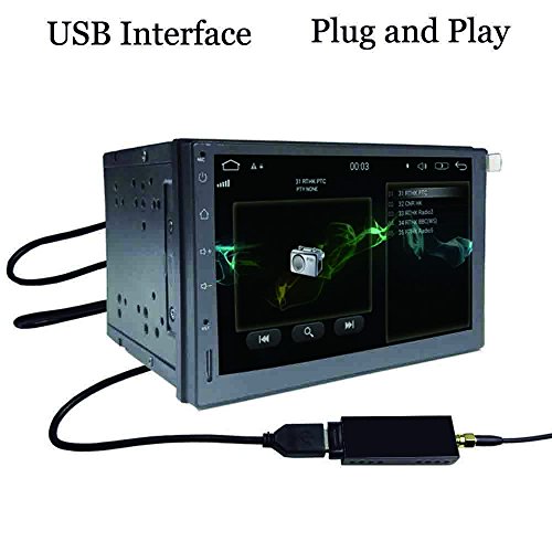 DAB/DAB+USB Adapter, XISEDO DAB Dongle auto DAB Digitale Radio Ontvanger DAB USB 2.0 Stick met DAB Auto antenne voor Android Autoradio's - Afbeelding 5