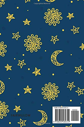 Journal: Beautiful Moon Journal Blank Lined Notebook, 120 pages (6x9) - Image 2