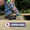 BOSTIK Heavy Duty 10.1oz Premium Construction Adhesive Glue Caulk | Professional Grade | Versatile Use on Wet & Dry Wood Joints | for Installing Wood, Drywall, Foam Board & More | 1 Cartridge