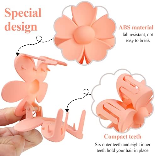 Flower Claw Clip 7 PCS Claw Clips, Hair Clips