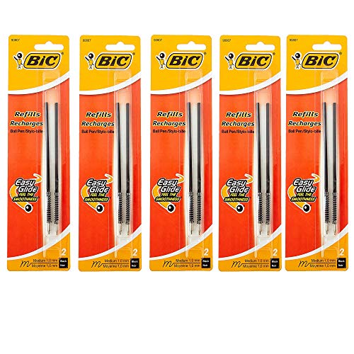 Refill for Velocity, A.I., Pro+ Retractable Ballpoint, Medium, BLK, 2/Pack