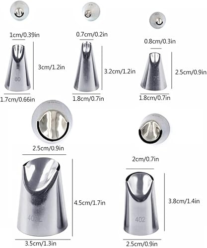 Miniatura 4 de Consejos para tuberías de flores, pétalos de rosa, consejos de crisantemo, boquilla de crema para glaseado de flores, boquilla de crema para