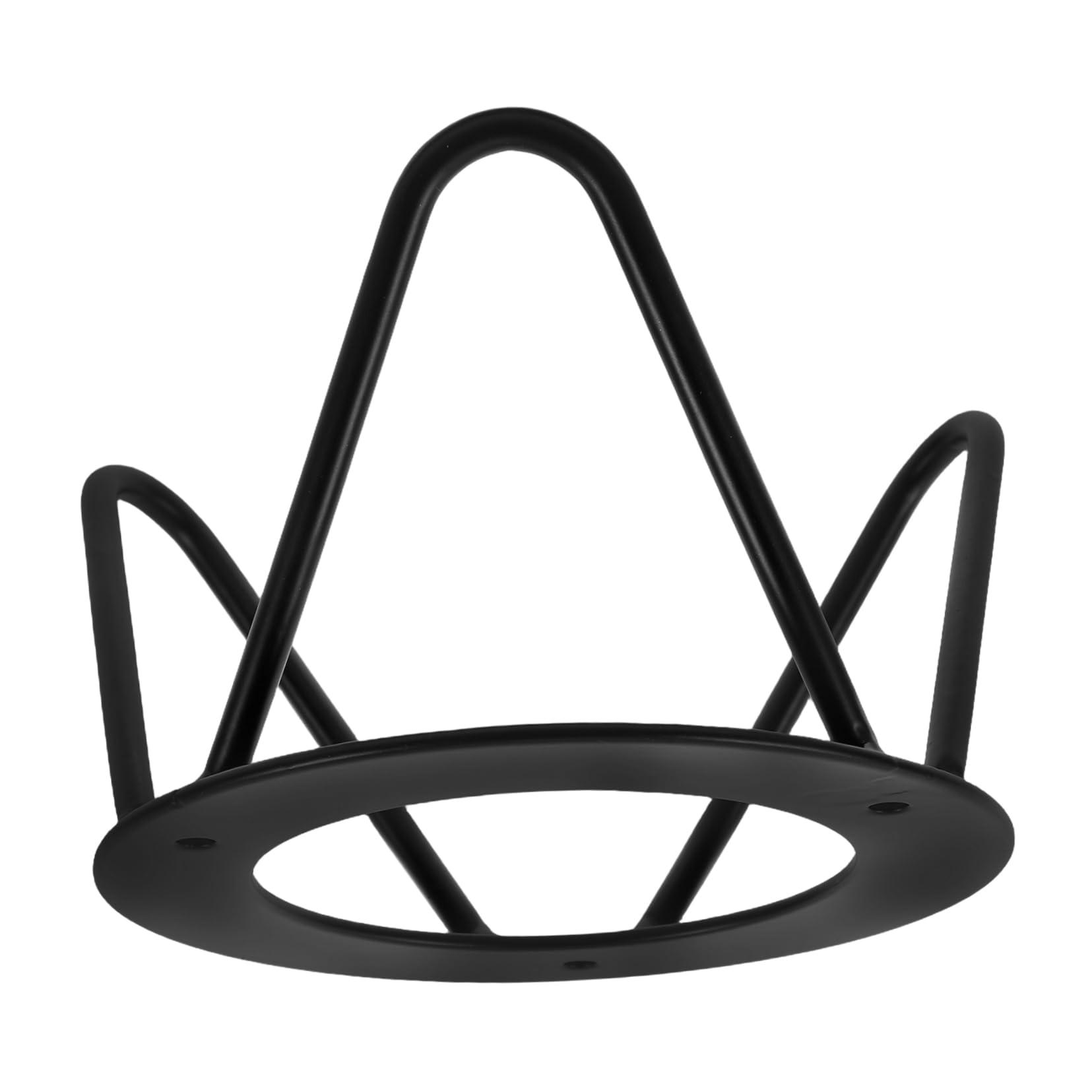 BESTYASH Metal Iron Plate Stand for Food Trays and Flower Pots Display Holder for Kitchen Countertop Easy Assembly Versatile Design for Plates and Decorative Items