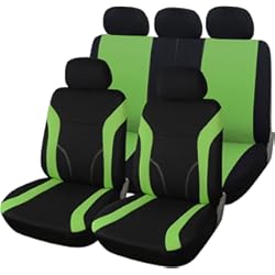 Cubre Asientos Mazda Cx 5 Upgrade4cars Fundas Asientos Coche Universales Verde Negro | Funda para Asiento Coches | Accesorios Interior Universal