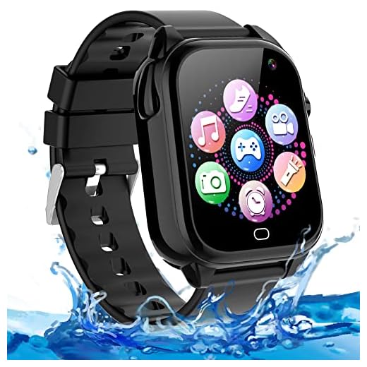 Waterproof Kids Smart Watch with 26 Game 1.44'' Touchscreen HD Camera Pedometer Video Music Player Alarm Clock Calculator Educationals Game Watch Learning Toys for Girls Boys 3-12 Years Old
