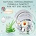 Furrtripsy Pet Eye Wipes for Dogs & Cats, Tear Stain Remover Pads with Chamomile & Aloe Vera, Alcohol-Free Reduce Discharge Deep Clean Wrinkles Unscented Grooming Wipes, 100 Count