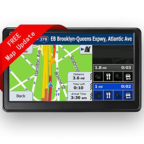 2022 Upgrade GPS Navigation for Car, Aonerex 7-Inch HD Touchscreen 8G 256M Truck GPS Navigation System with Latest Maps, Vehicle GPS Navigator with Lifetime Free Maps Update 2022 Upgrade GPS Navigation for Car, Aonerex 7-Inch HD Touchscreen 8G 256M Truck GPS Navigation System with Latest Maps, Vehicle GPS Navigator with Lifetime Free Maps Update