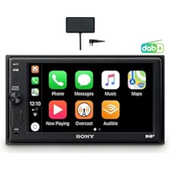 Pantalla Coche Apple Carplay Sony XAV-AX1005KIT Dab + Receptor Multimedia, Pantalla táctil de 6.2 Pulgadas, con Bluetooth y Apple CarPlay y Dab + Antena incluida