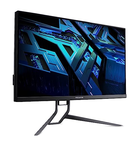Acer Predator XB323KRVbmiiiiphuzx Monitor Gaming PC 32", Display 4K IPS, 160 Hz, 0.7 ms, FreeSync Premium, 16:9, HDMI 2.1, DP 1.4, USB 3.0, Type-C, Regolazione in altezza, ZeroFrame, Speaker Integrati - Monitor - Immagine 2