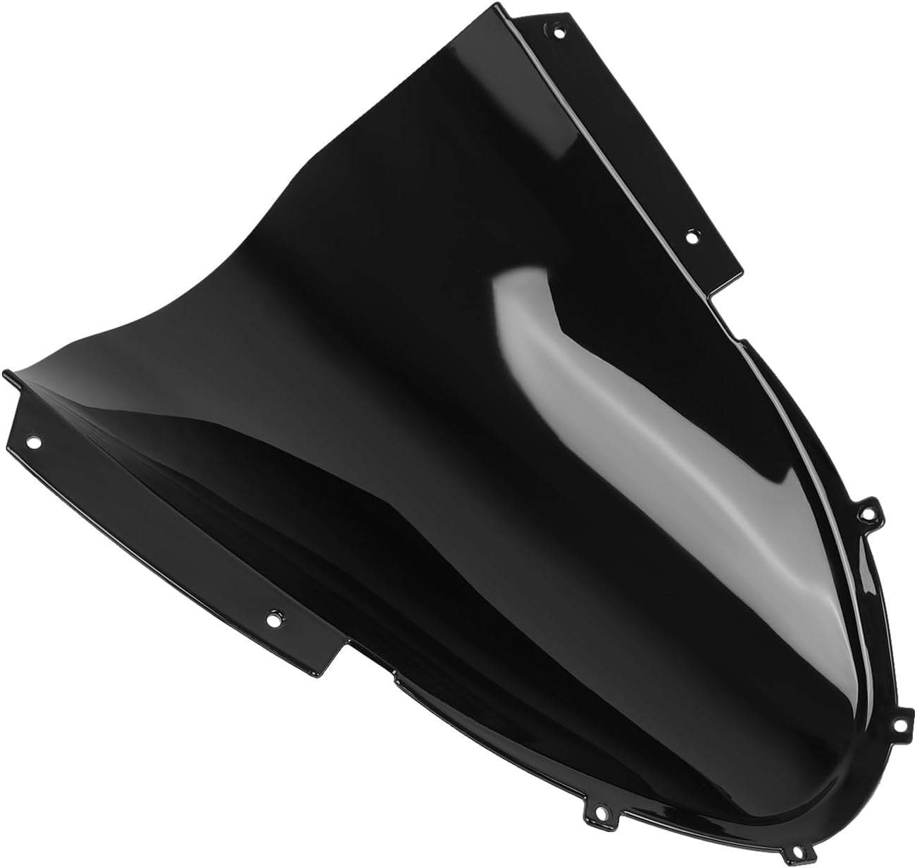 Motorcycle Windscreen Windshield Replacement for Ducati Panigale V2 Panigale V2S 2025 2026 PC Windscreen Double Bubble (Black)