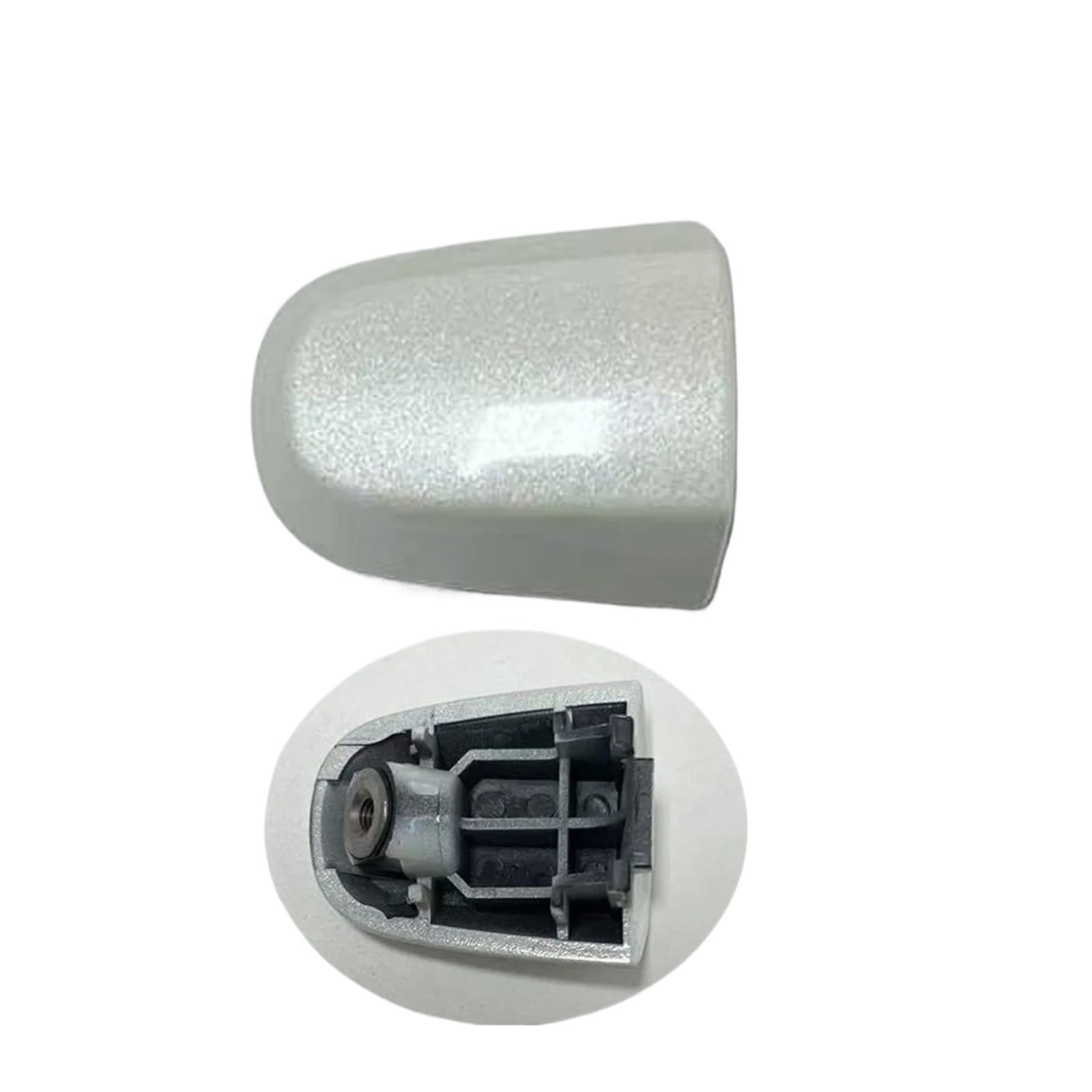 Nokrgqw Front Door Cover Left Handle Passenger Car Exterior Door Handle White For Toyota For Yaris 2007-2011 For Corolla For Prius Solara Pontiac Vibe For Camry 2004-2008(Front Door Cover)