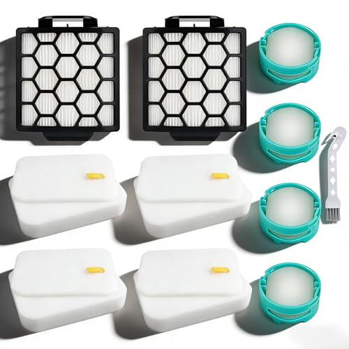 Image of ZU102 Filters for Shark Rotator Pet Upright Vacuum ZU100 ZU102, Include 2 HEPA, 4 Foam & Felt Filter and 4 Odor Neutralizer Cartridges for Pet Homes, Reduces Hair Dust & Smell